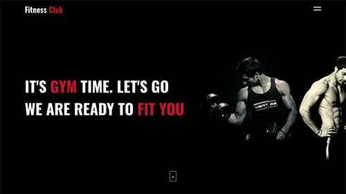 gym-website-template
