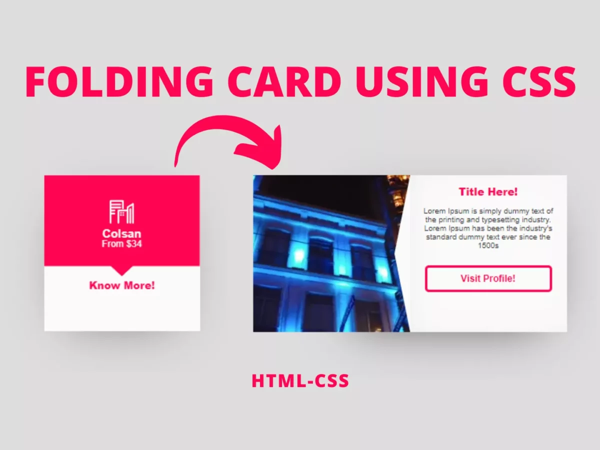 animated foldable card